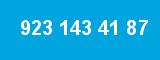 923 143 41 87 923 143 41 87